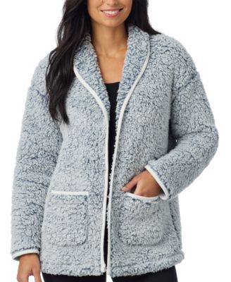 Women's Long-Sleeve Snuggle Up Sherpa Bed Jacket