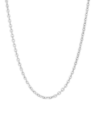 Silver-Tone Sterling Silver Brillantina Chain Necklace