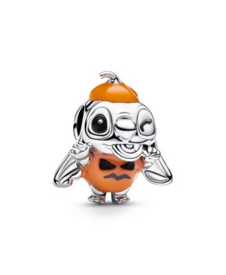 Sterling Silver Stitch Pumpkin Charm
