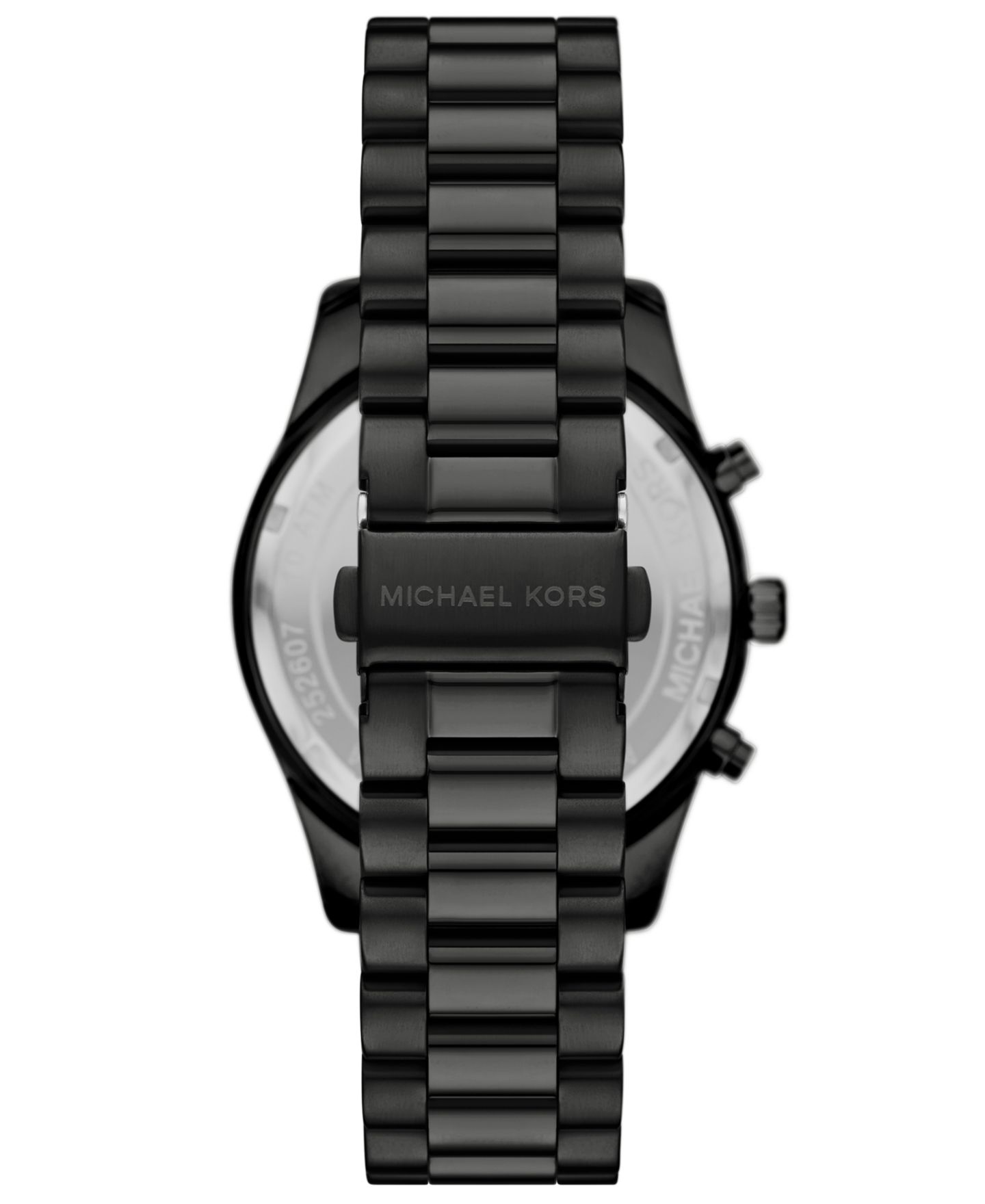 Мужские часы Michael Kors Quartz Chronograph Date Black Stainless Steel 45mm — фото 3