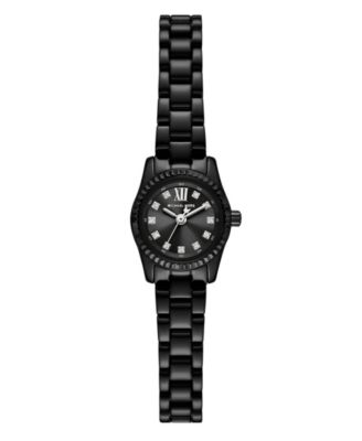MICHAEL Women's Quartz Lexington Black Stainless Steel Bracelet Watch 19mm