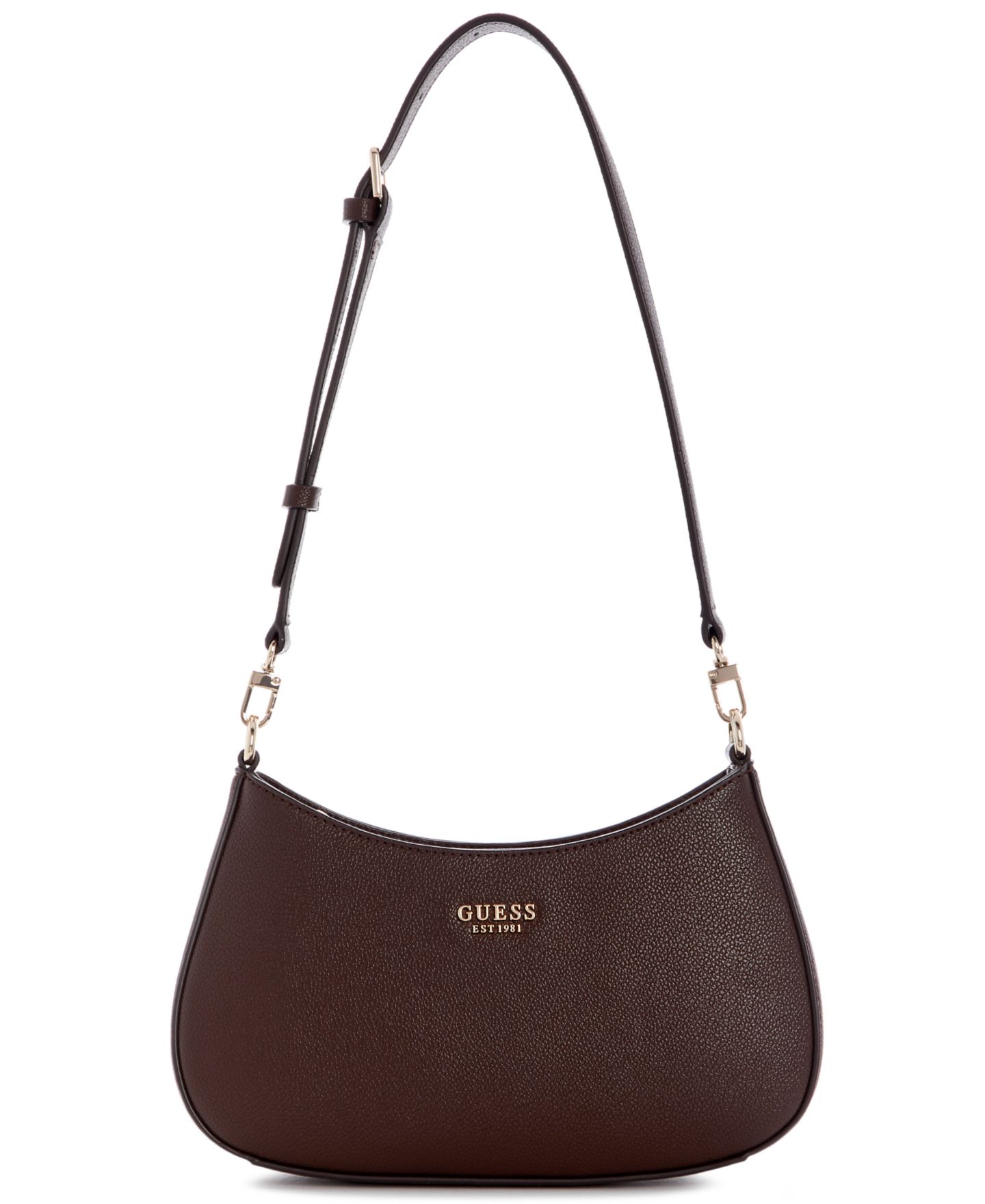 Женская сумка GUESS Bethany Small Zip-Top Shoulder Handbag, цвет: Коричневый — фото 1