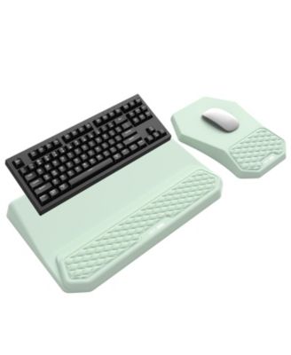 3 in 1 Ergonomic Office Accessory Set Keyboard Stand Wrist Rest Massage Mouse Pad