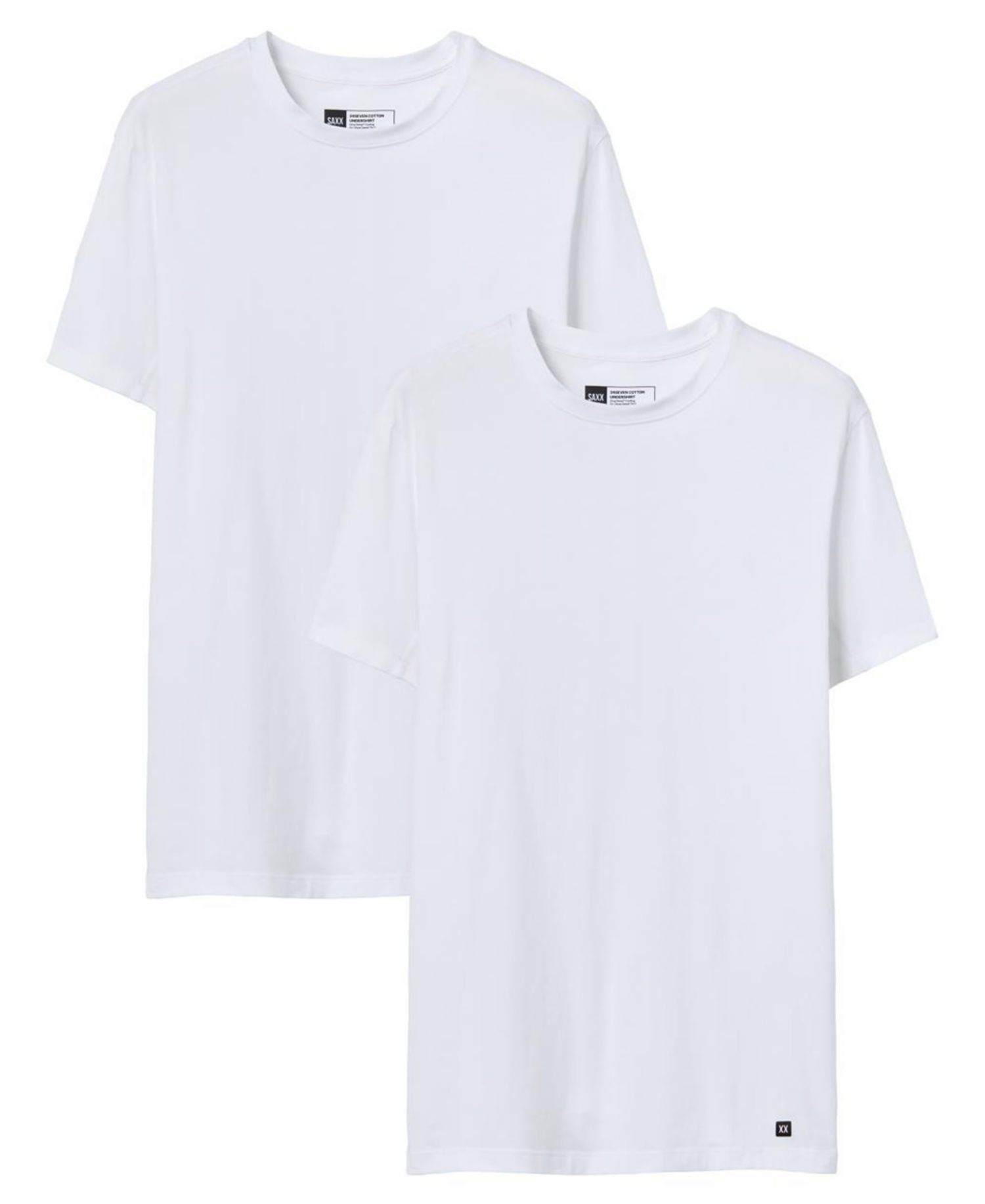 Men's DropTemp® Dry Cotton Rib Stitch Crew Neck T-Shirt, 2-Pack