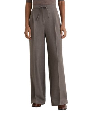Petite Elowen Wide-Leg Drawstring Pants