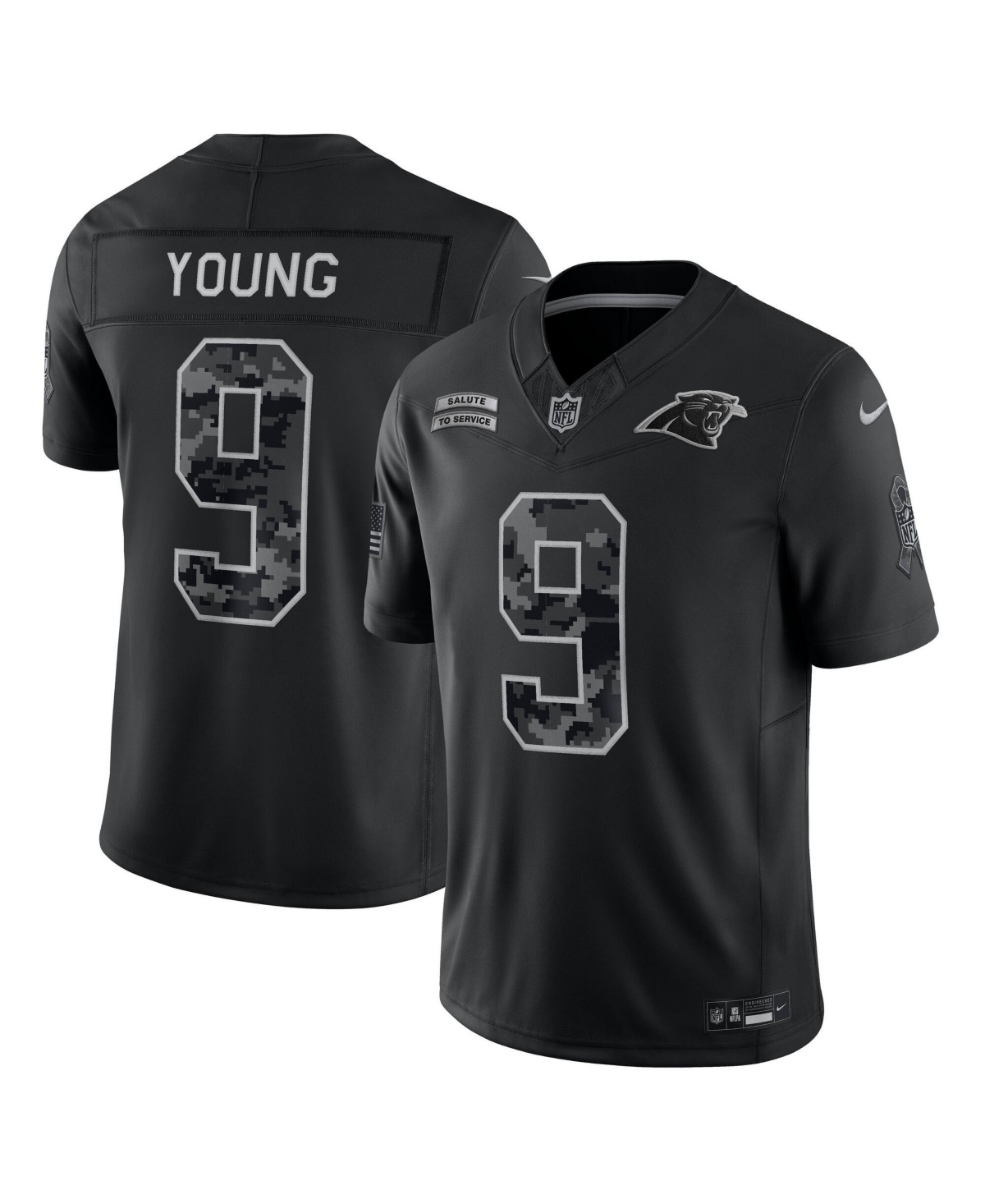 Nike Men's Black Carolina Panthers Stitched Limited Jersey