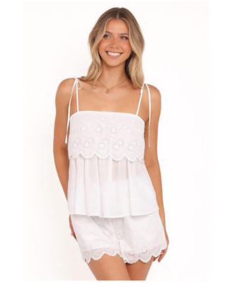Women's Zera Eyelet Top