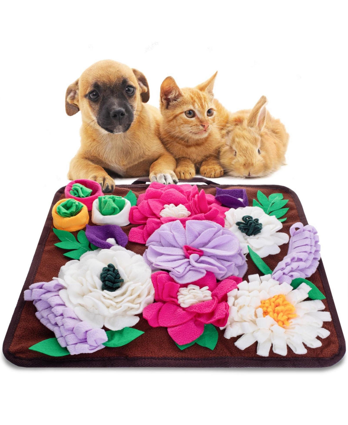 Magicorange Dog Snuffle Mat Slow Feeder Interactive Puzzle Toy For Training And Travel