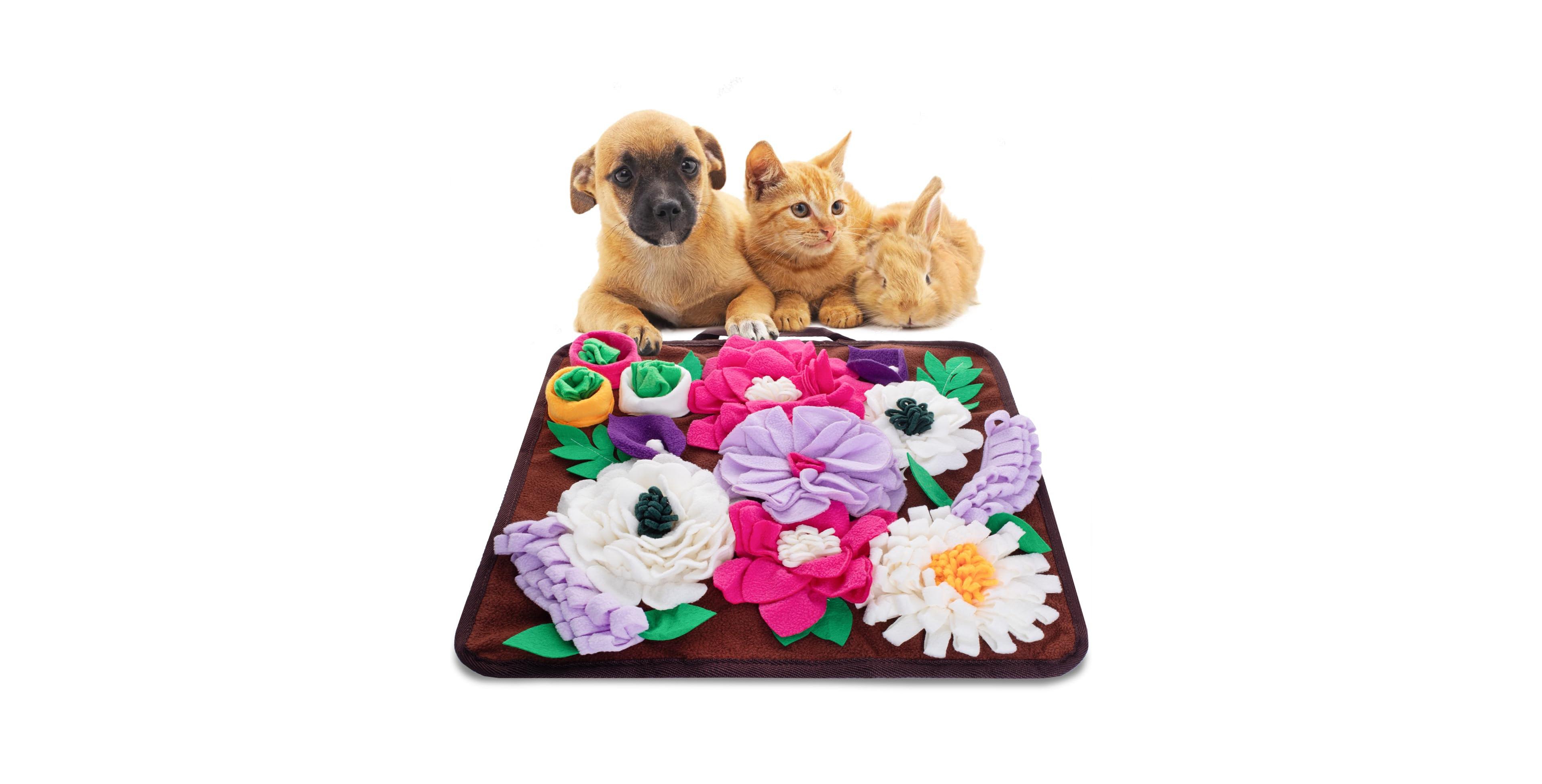 Magicorange Dog Snuffle Mat Slow Feeder Interactive Puzzle Toy For Training And Travel