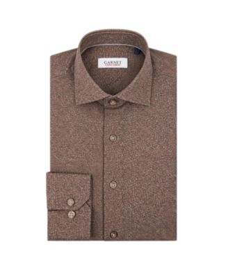 Men's Regular-Fit Cotton Solid Dress Shirt