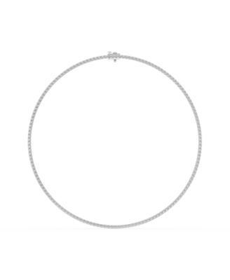 Lab-Grown Diamond Tennis Necklace (10 ct. t.w.) in Sterling Silver