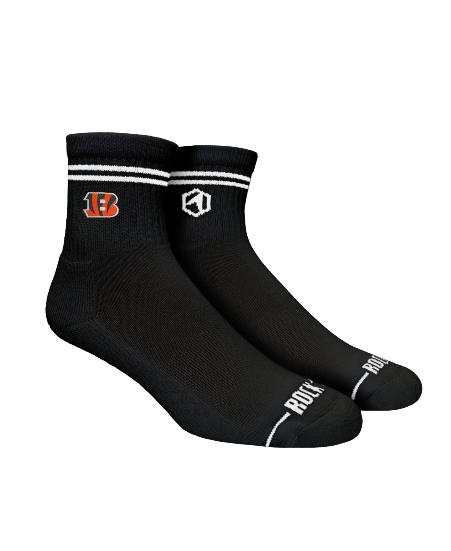 Носки Rock Em Socks Cincinnati Bengals Casual Stripe до середины голени, унисекс — фото 1