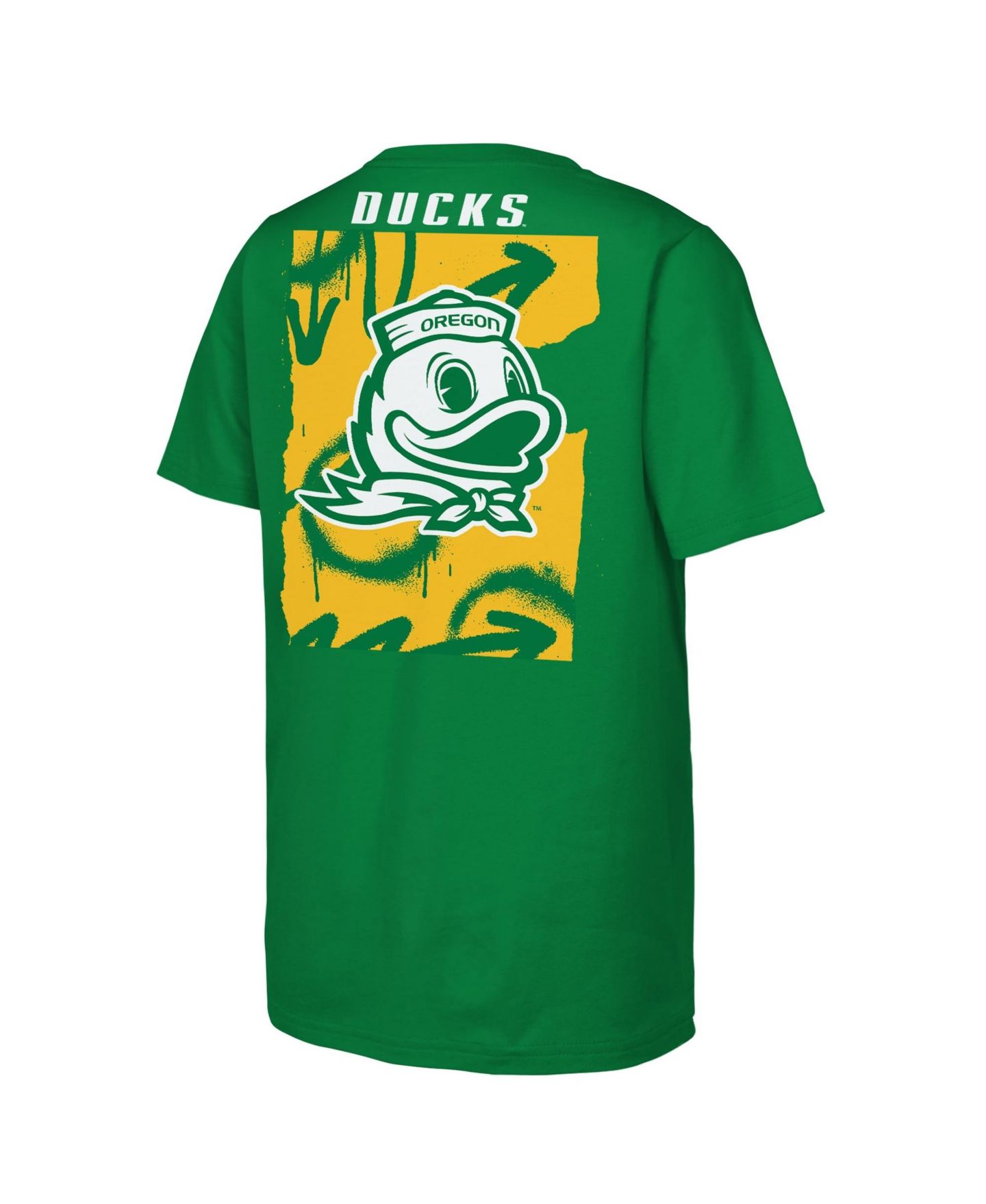 Детская футболка Outerstuff Green Oregon Ducks Cut Through — фото 3