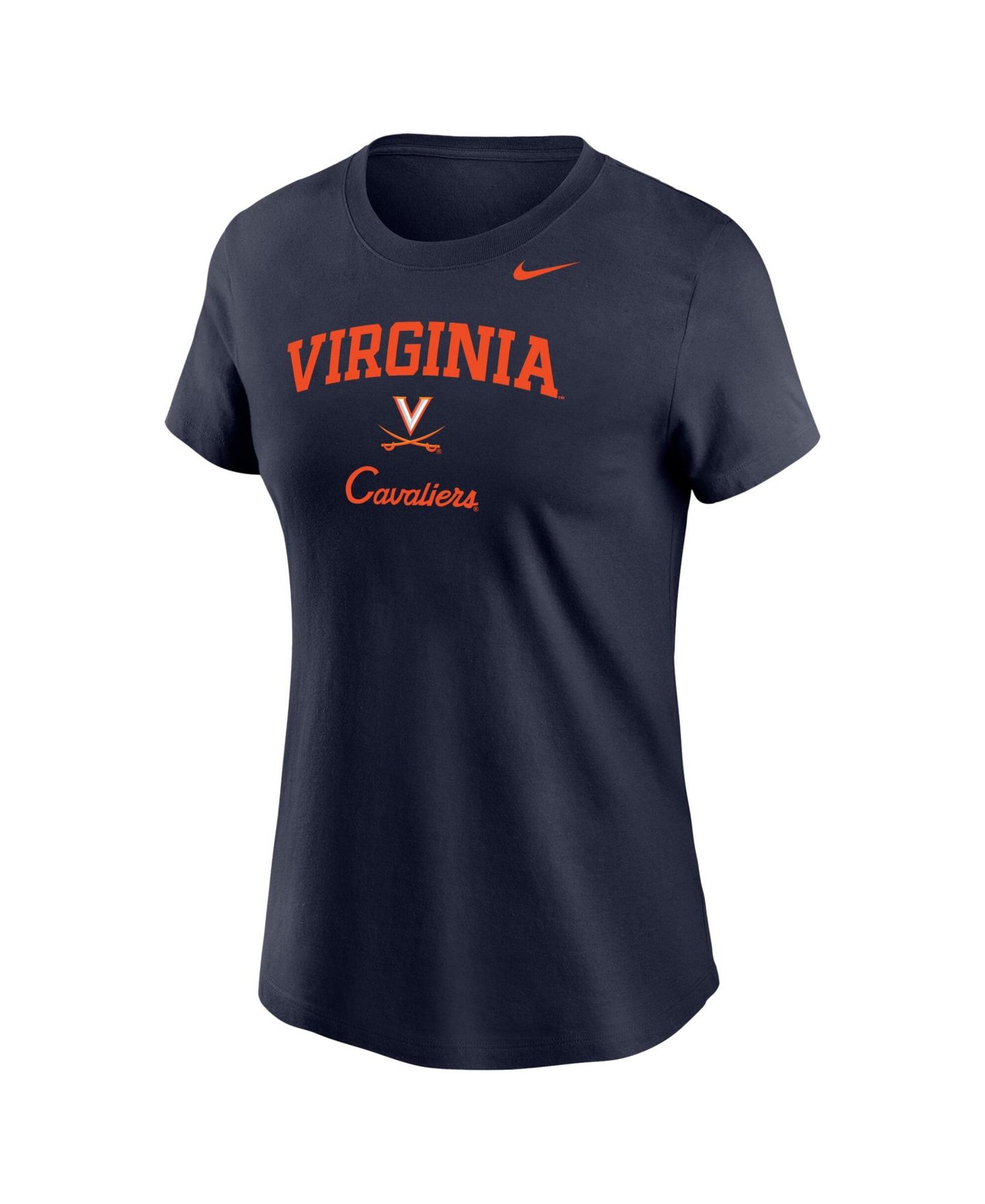 Женская футболка Nike Navy Virginia Cavaliers Primary, цвет: Тёмно-синий — фото 2