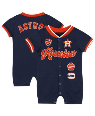 Baby Boys and Girls Navy Houston Astros Pinch Coverall