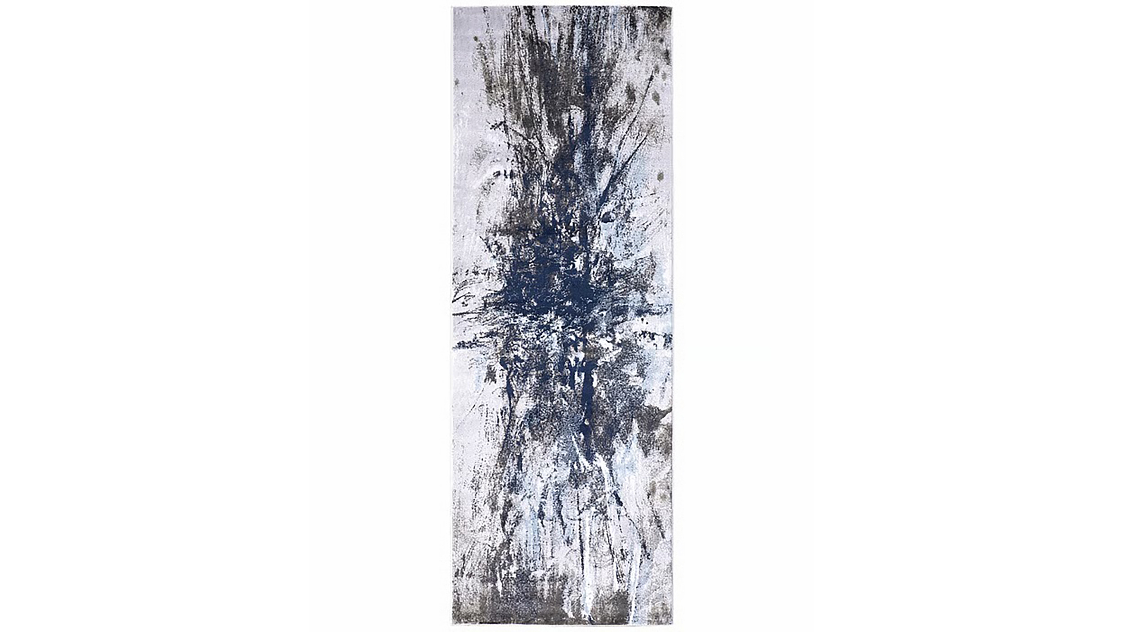 Feizy Gaspar R3833 White 2'10" x 8' Runner Rug