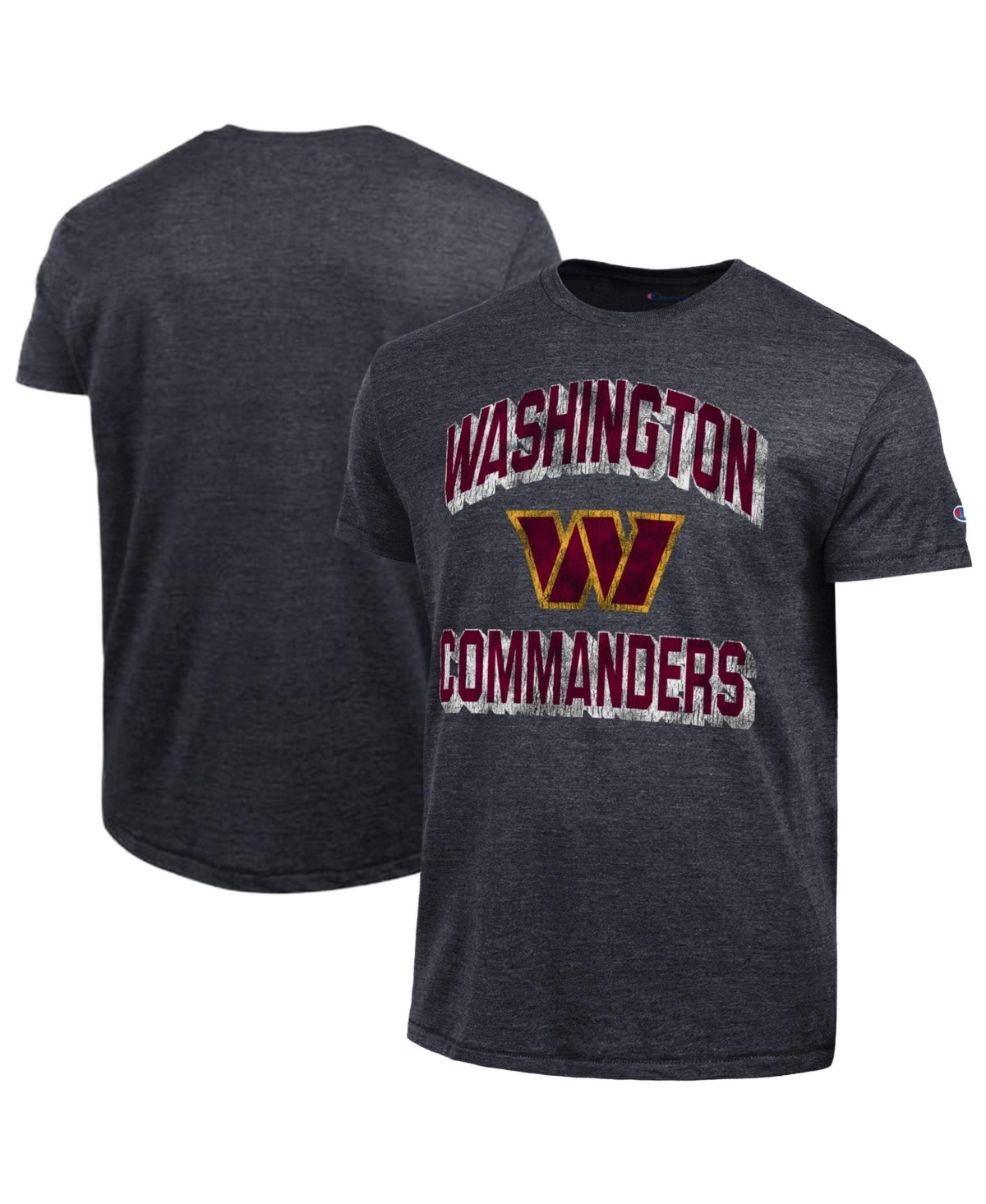 Champion Men's Washington Commanders Ultimate Tri-Blend T-Shirt - Black