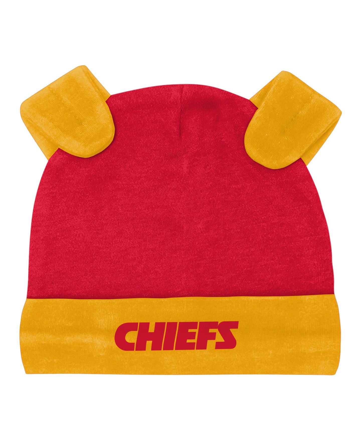 Outerstuff Baby Boys and Girls Heather Gray Kansas City Chiefs Huddles & Giggles 3-Piece Pant and Hat Set — фото 6