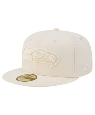 Men's Cream Seattle Seahawks Color Pack 59FIFTY Fitted Hat
