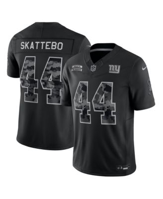 Men's Nike Cam Skattebo Black New York Giants 2026 Salute to Service Limited Jersey