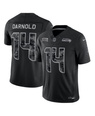 Men's Sam Darnold Black Seattle Seahawks 2026 Salute to Service Limited Jersey