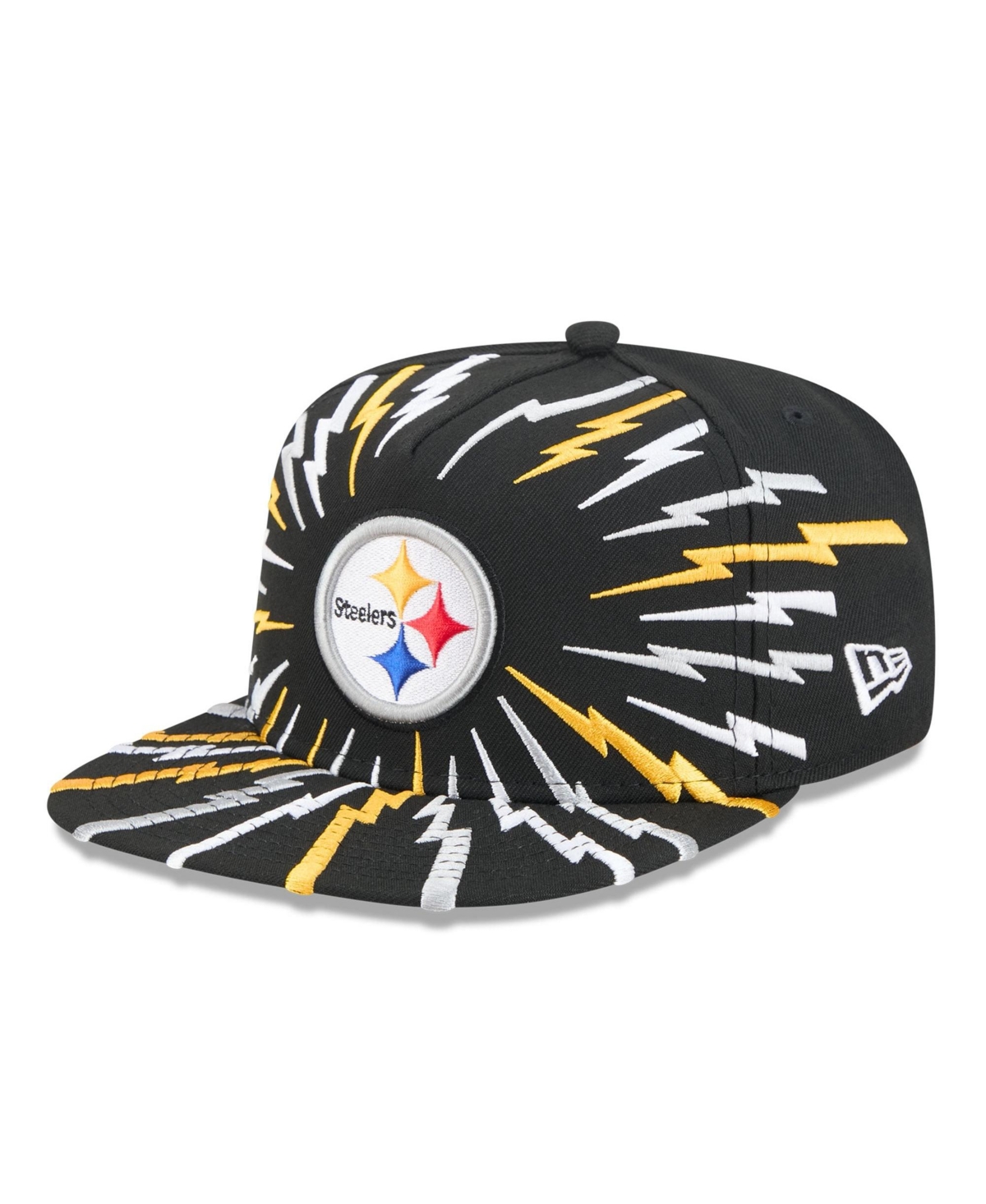 New Era Men's Pittsburgh Steelers Bolt A-Frame 9FIFTY Snapback Hat