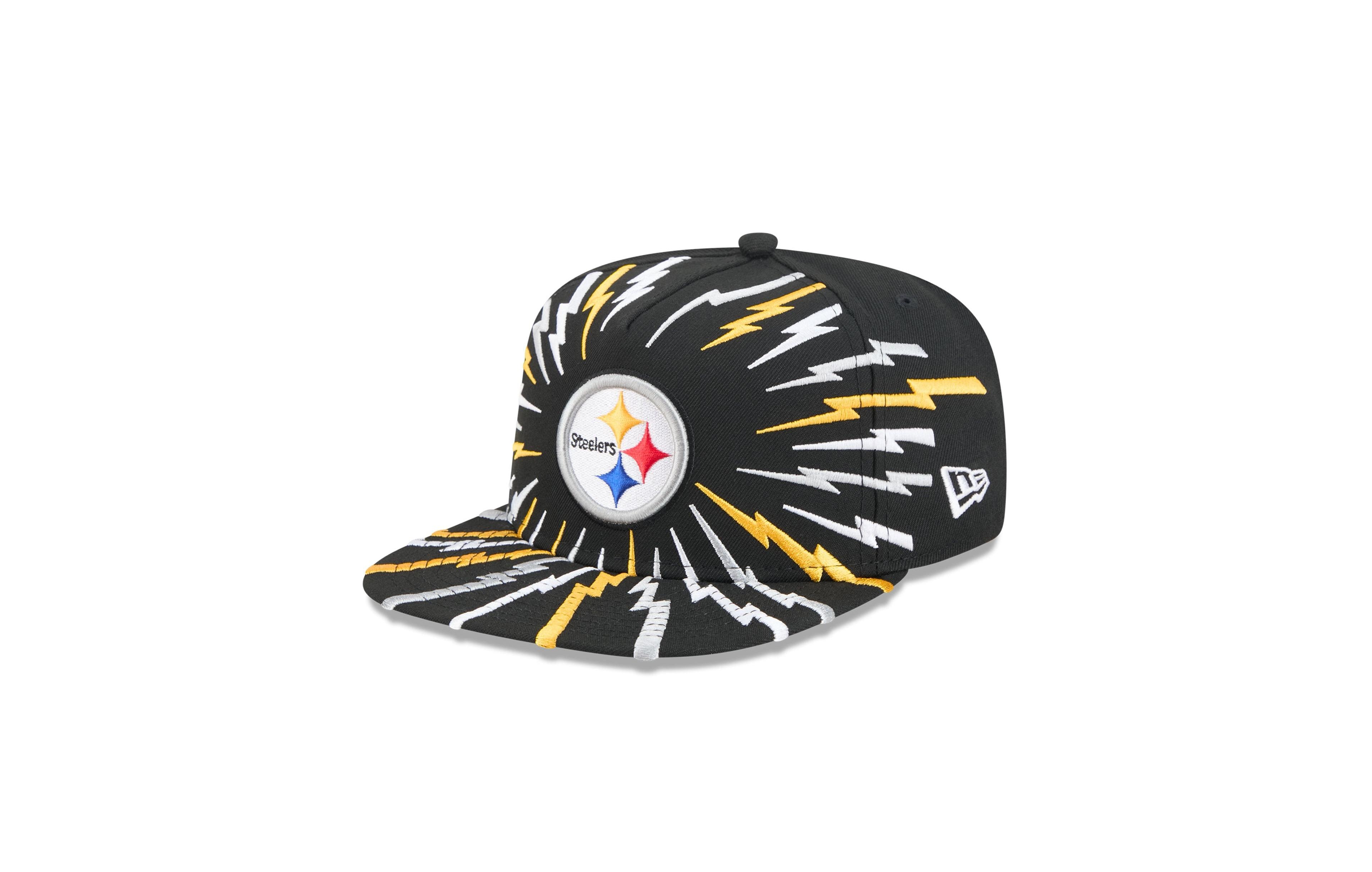 New Era Men's Pittsburgh Steelers Bolt A-Frame 9FIFTY Snapback Hat