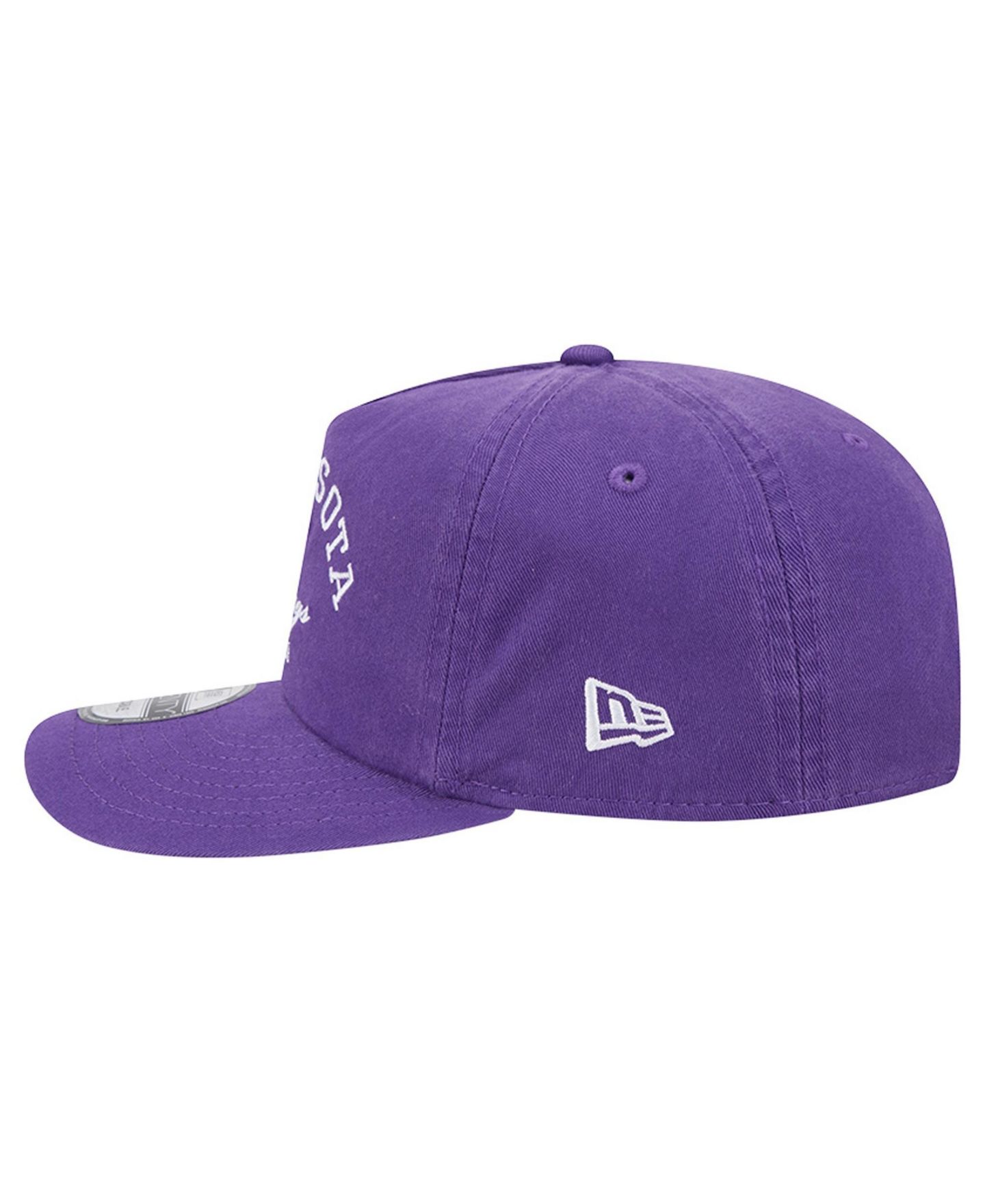 Мужская кепка New Era Purple Minnesota Vikings Stacked 19TWENTY Adjustable Hat — фото 6