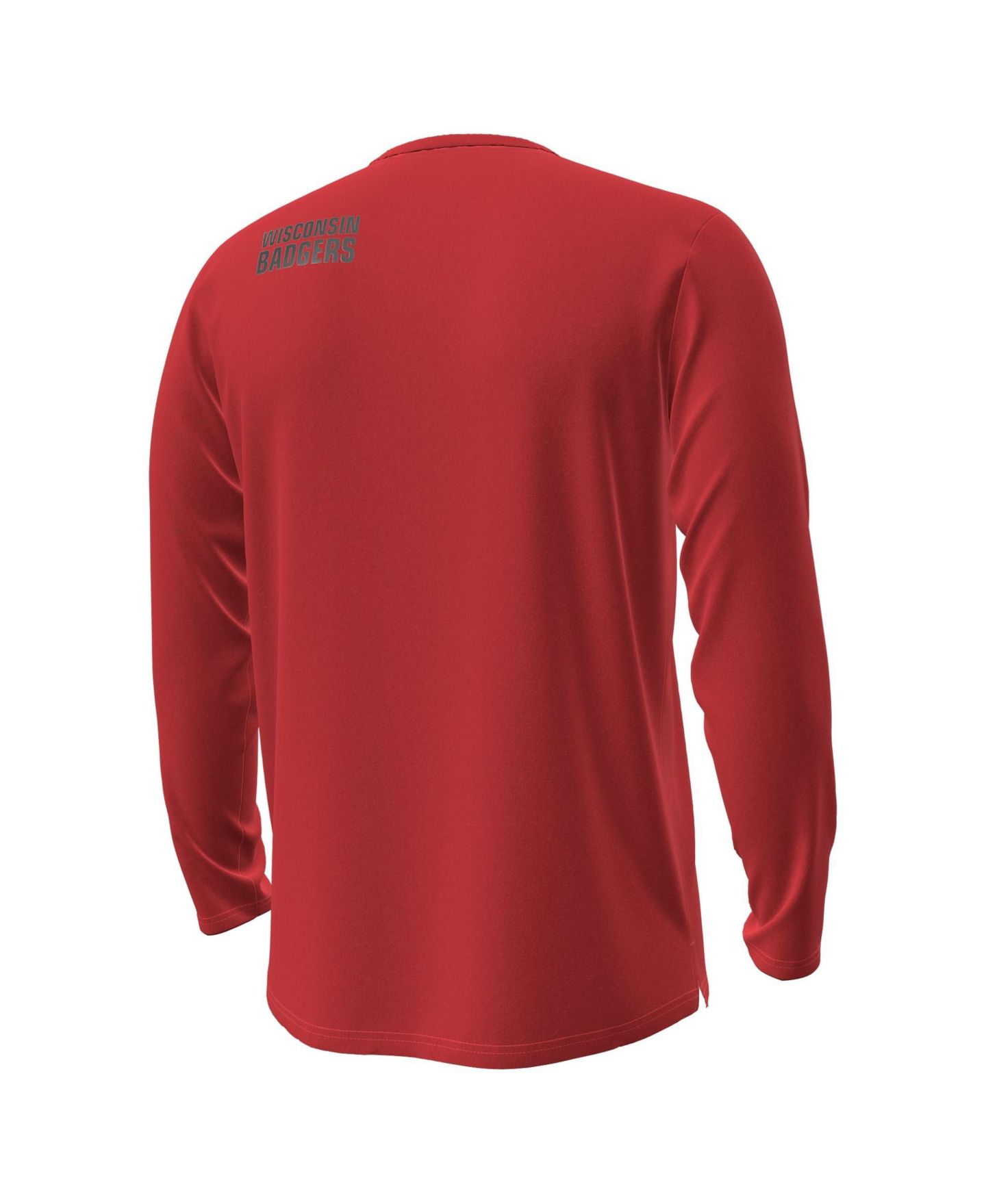 Мужская футболка Under Armour Red Wisconsin Badgers 2026 Lambeau Field Collection Vanish Long Sleeve — фото 3