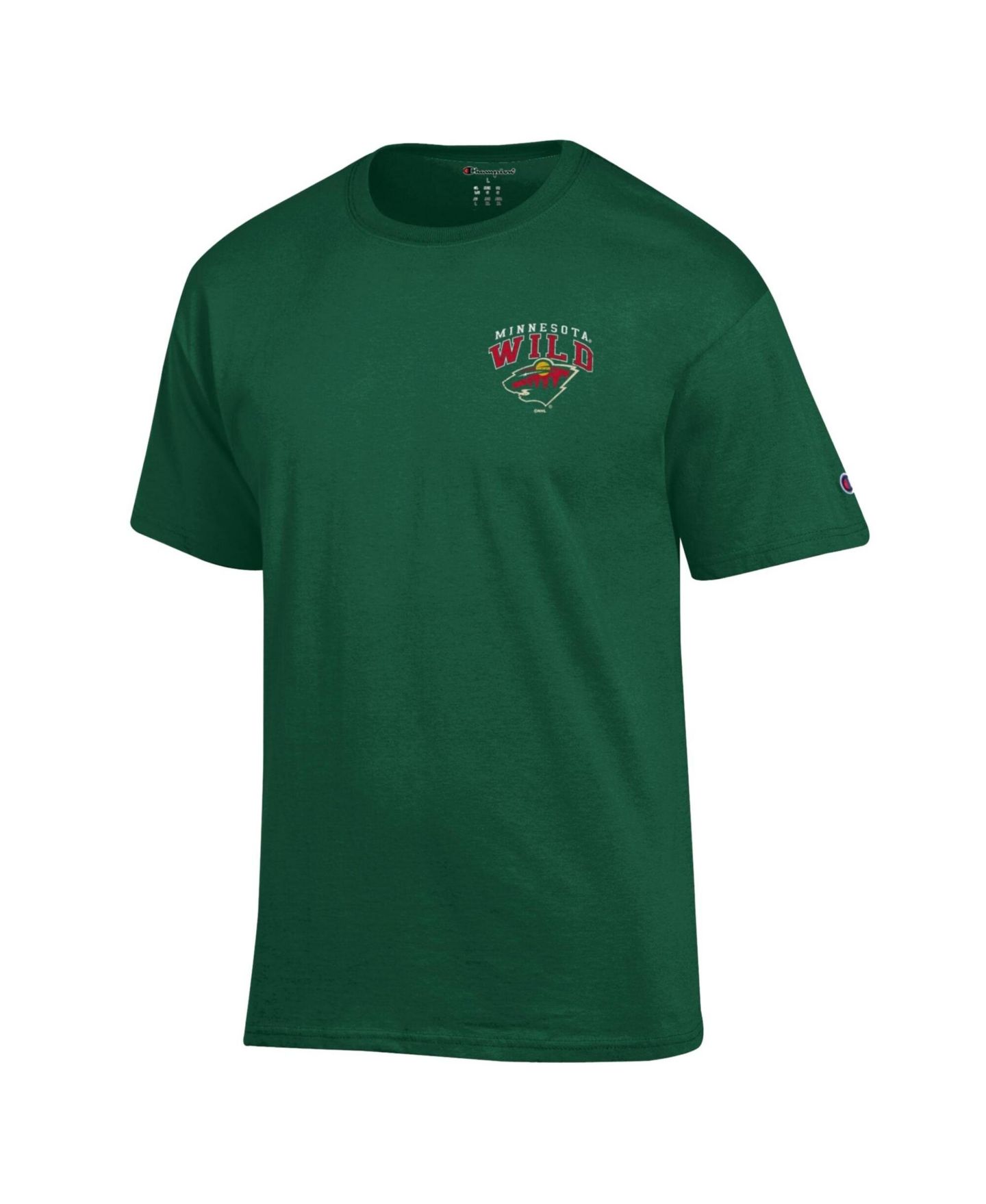 Мужская футболка Champion Green Minnesota Wild Stick With It Jersey — фото 2