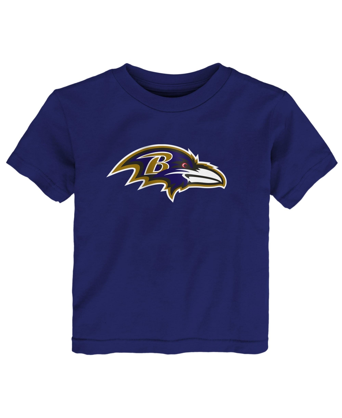Outerstuff Boys' and Girls' 2T-5T Baltimore Ravens Screen Print T-Shirt - Purple