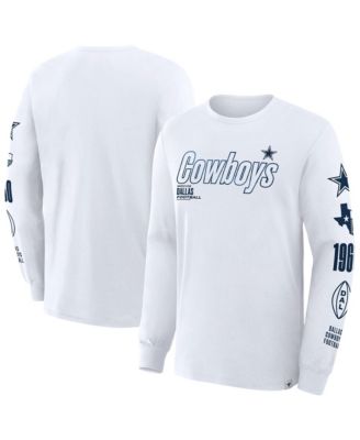 Men's White Dallas Cowboys Big & Tall Checkdown Pass T-Shirt