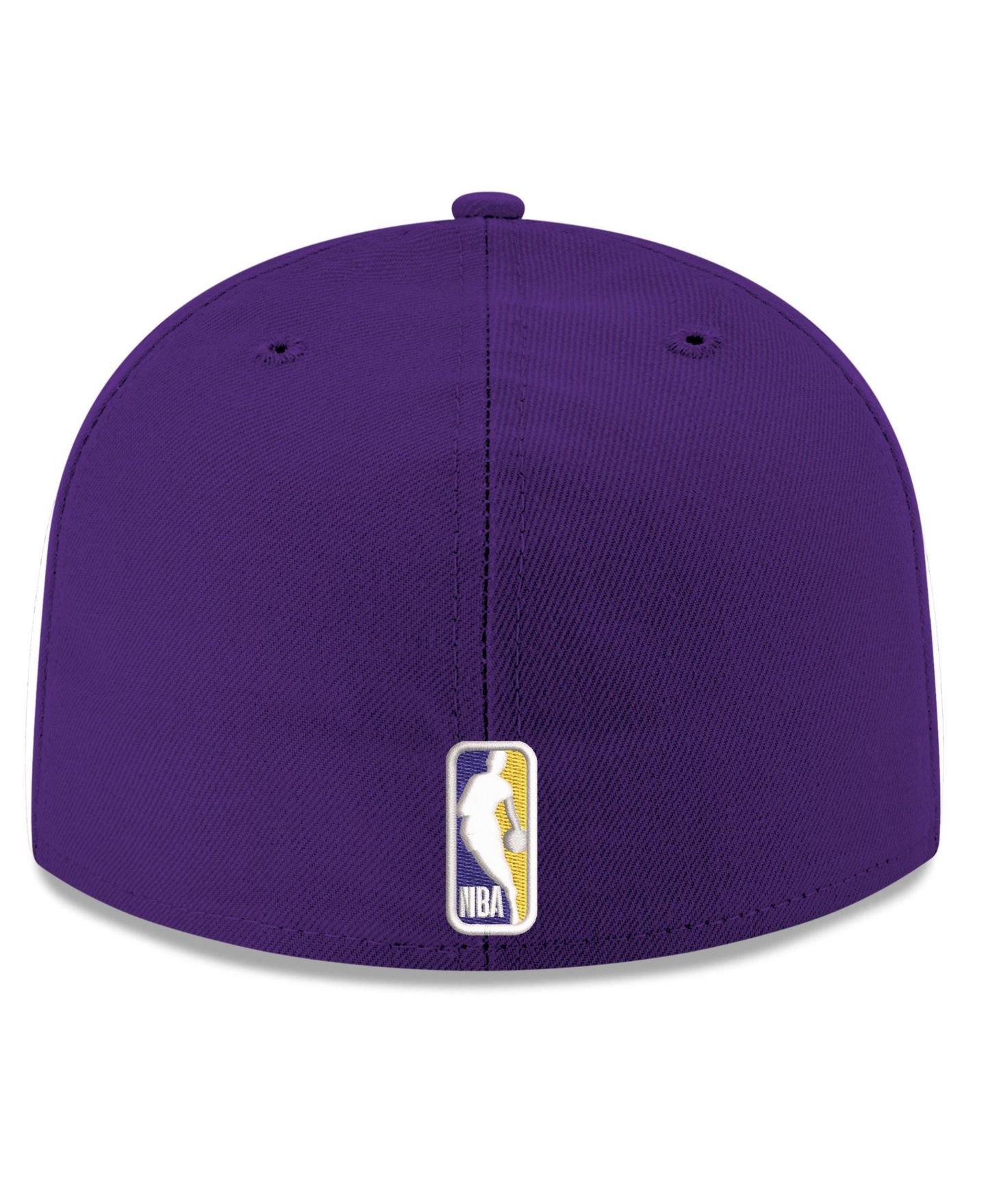 Мужская кепка New Era Purple Los Angeles Lakers Team 59FIFTY Fitted Hat — фото 4