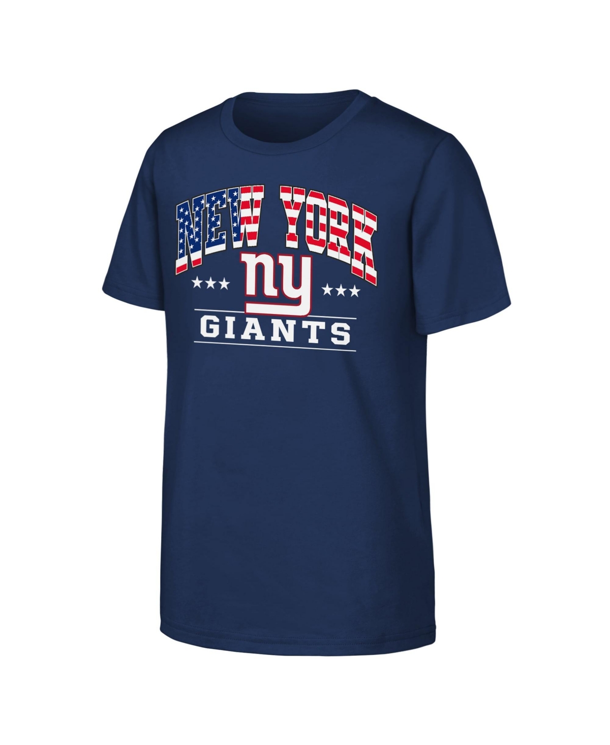 Nfl Boys' and Girls' Americana Arch New York Giants Graphic T-Shirt - Navy