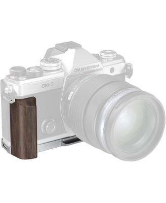 5563 Arca-Swiss Quick-Release Wooden-Handle Mount Plate for OM SYSTEM OM-3 Camera
