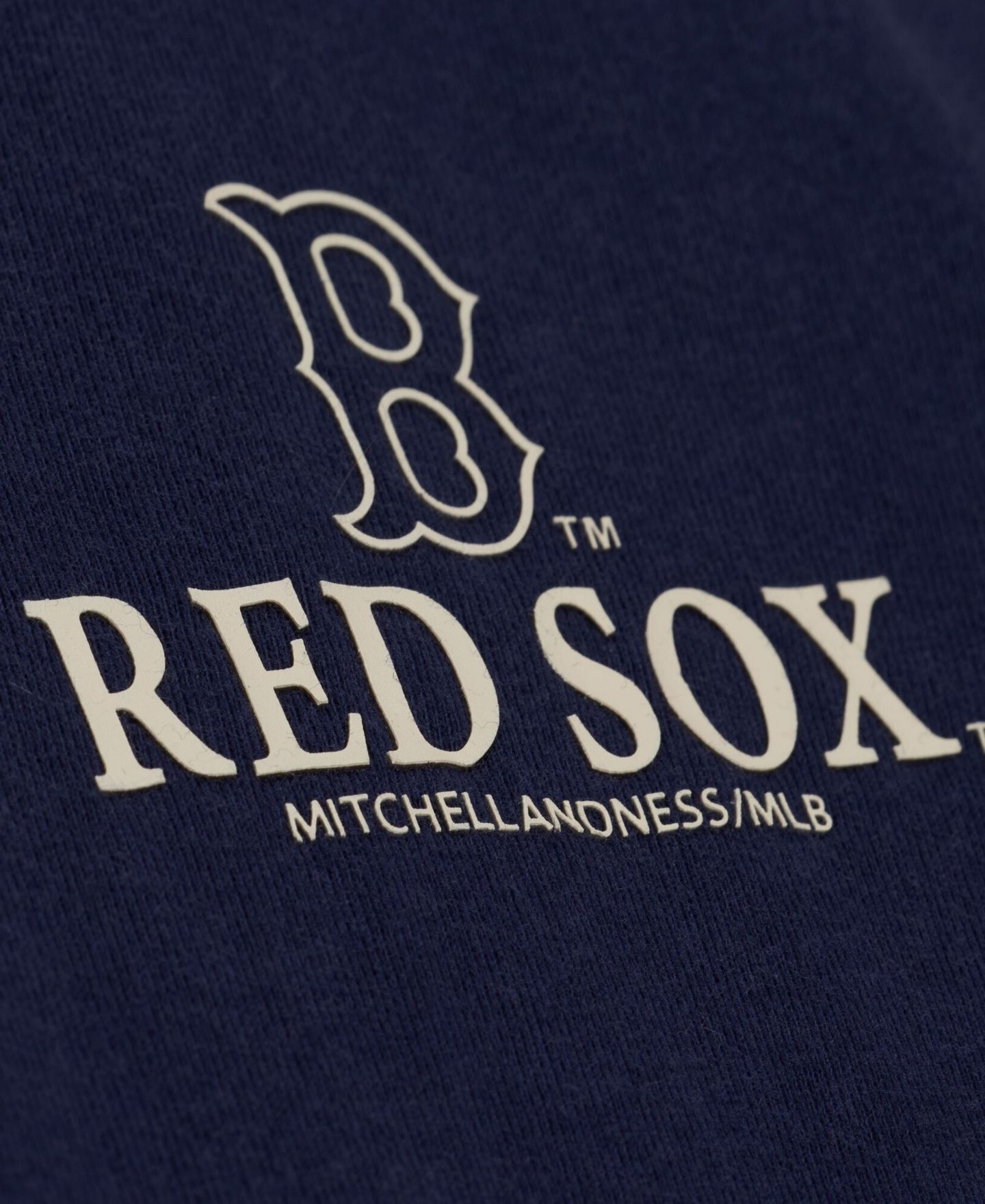Мужская футболка Mitchell & Ness Navy Boston Red Sox Core Essentials — фото 4