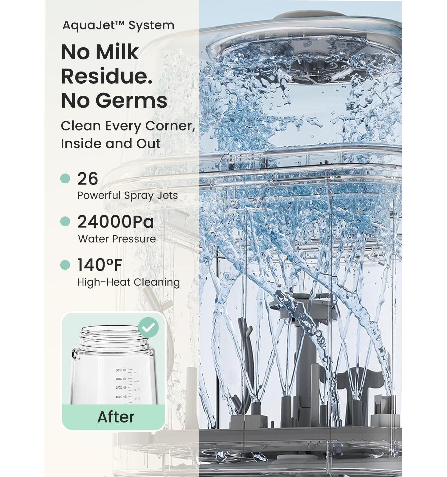 EaseClean 4-in-1 Automatic Bottle Washer and Sterilizer