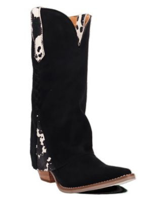 Wild Thang Suede Snip-Toe Western Boots