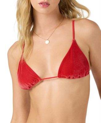 Women's Wake Velvet Triangle Bikini Top