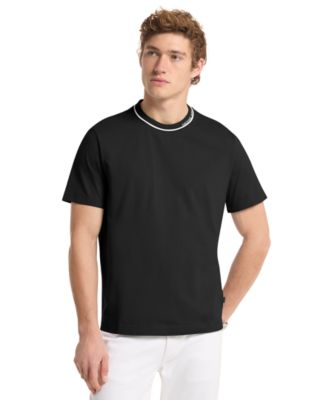 Men's Contrast Tipping Crewneck T-Shirt