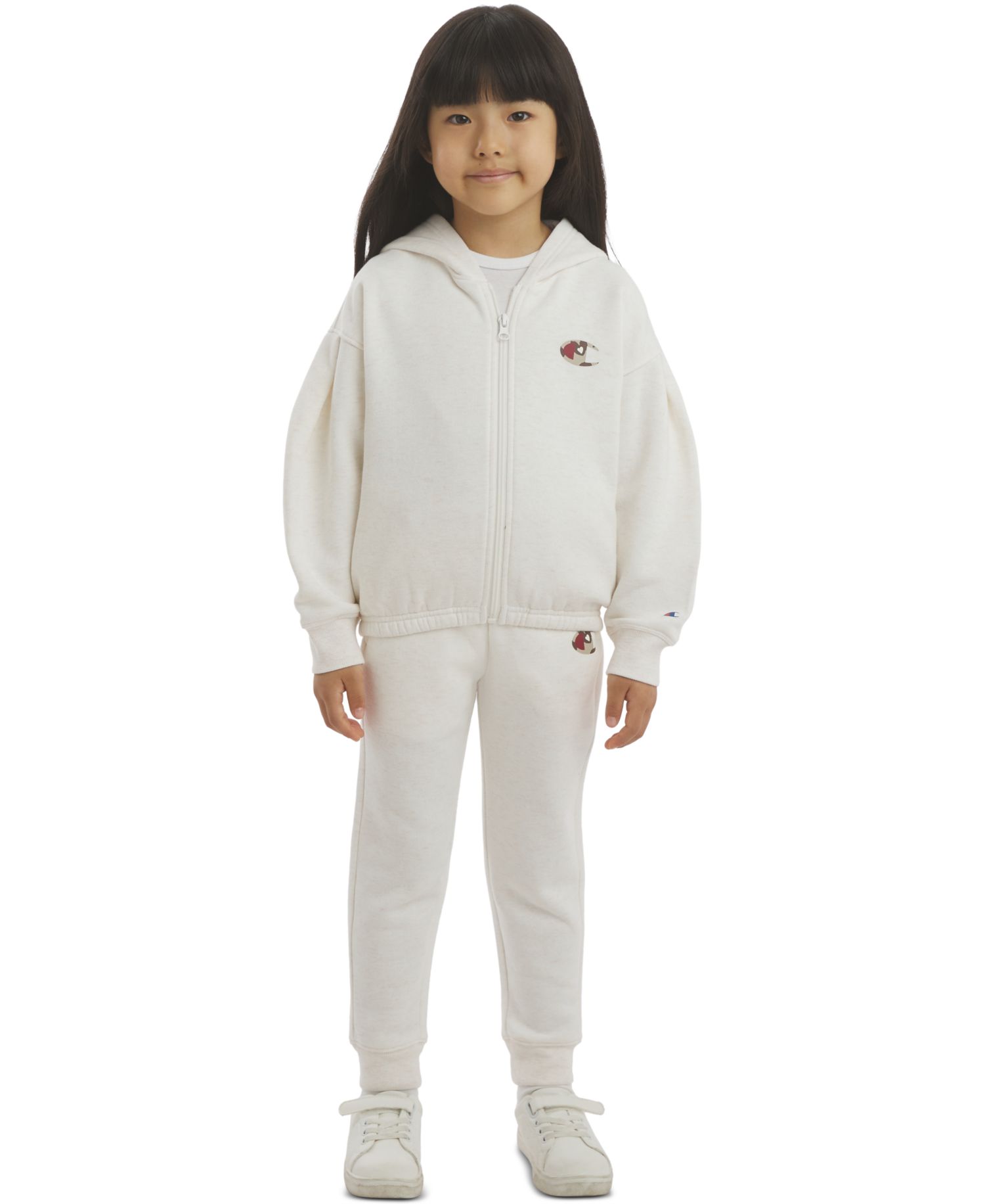 Girls' 4-16 Full-Zip Hoodie and Joggers, 2-Piece Set