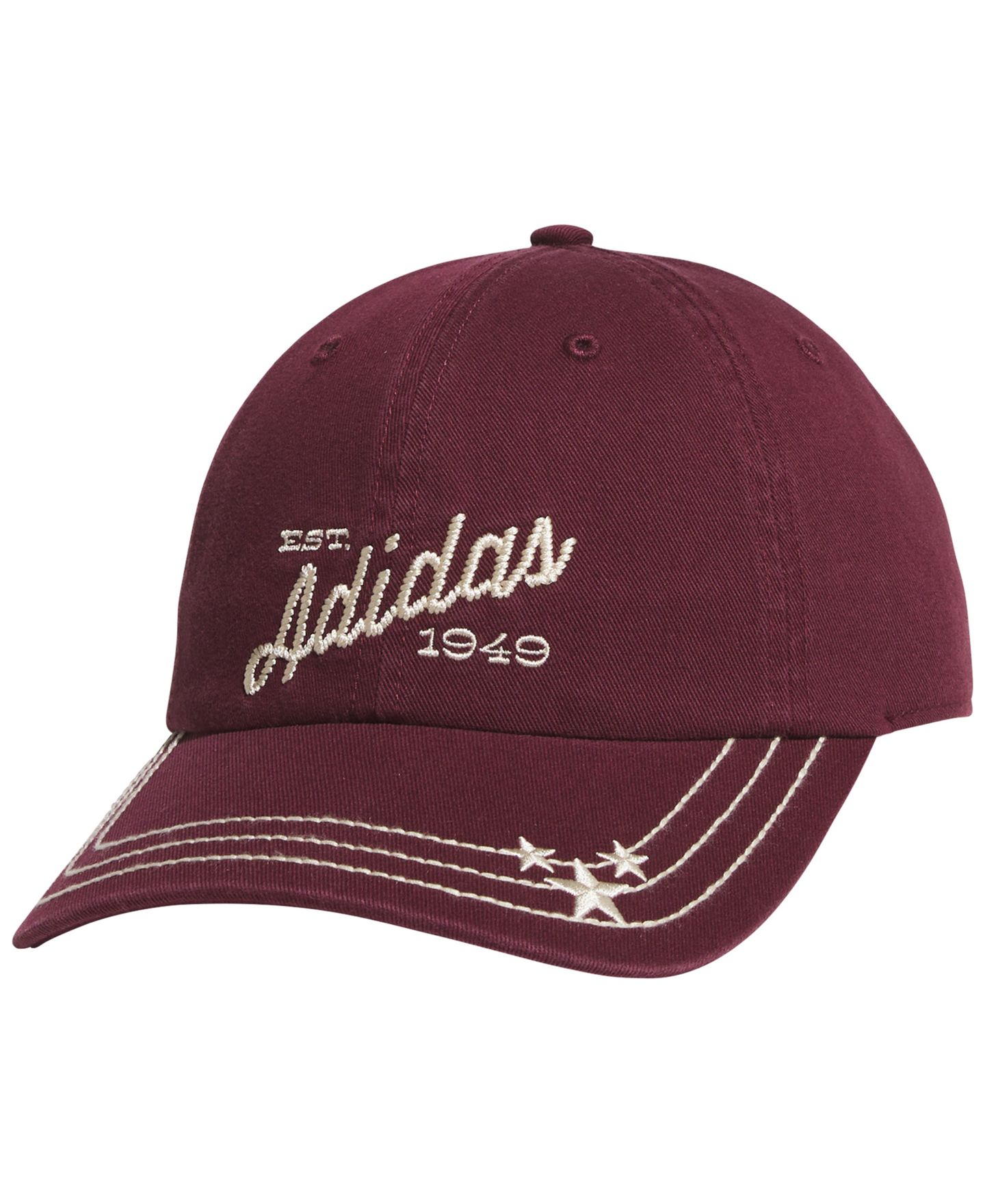Женская кепка adidas Daze Relaxed Embroidered, цвет: Тёмный фиолетовый — фото 1