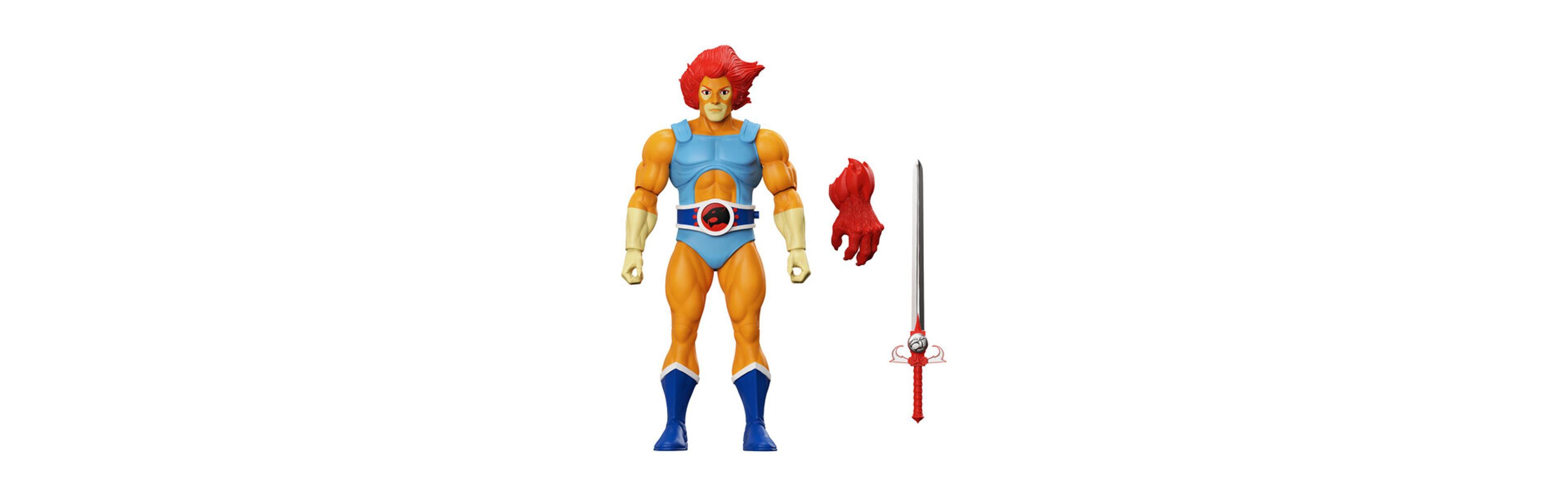 Super7 Thundercats Deluxe Wv3 Lion-o Fully Articulated 2.55" Action Figure, Ages 14 & Up