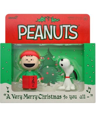 Peanuts Caroling Charlie Brown and Snoopy, 2-Pack Action Figures, Ages 14+