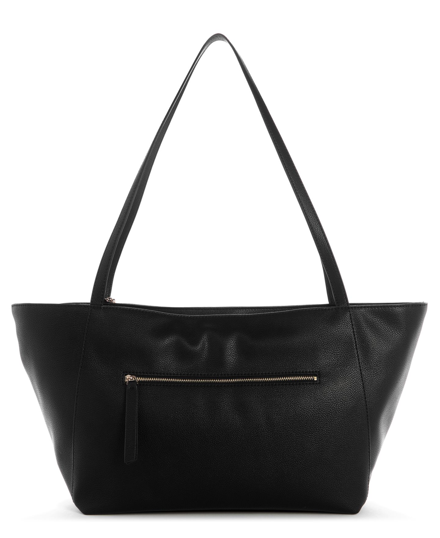 Женская сумка GUESS Devon Extra-Large Structured Tote Handbag, цвет: Чёрный — фото 2