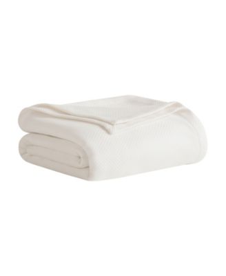 Egyptian Cotton Micro Herringbone Blanket, Twin