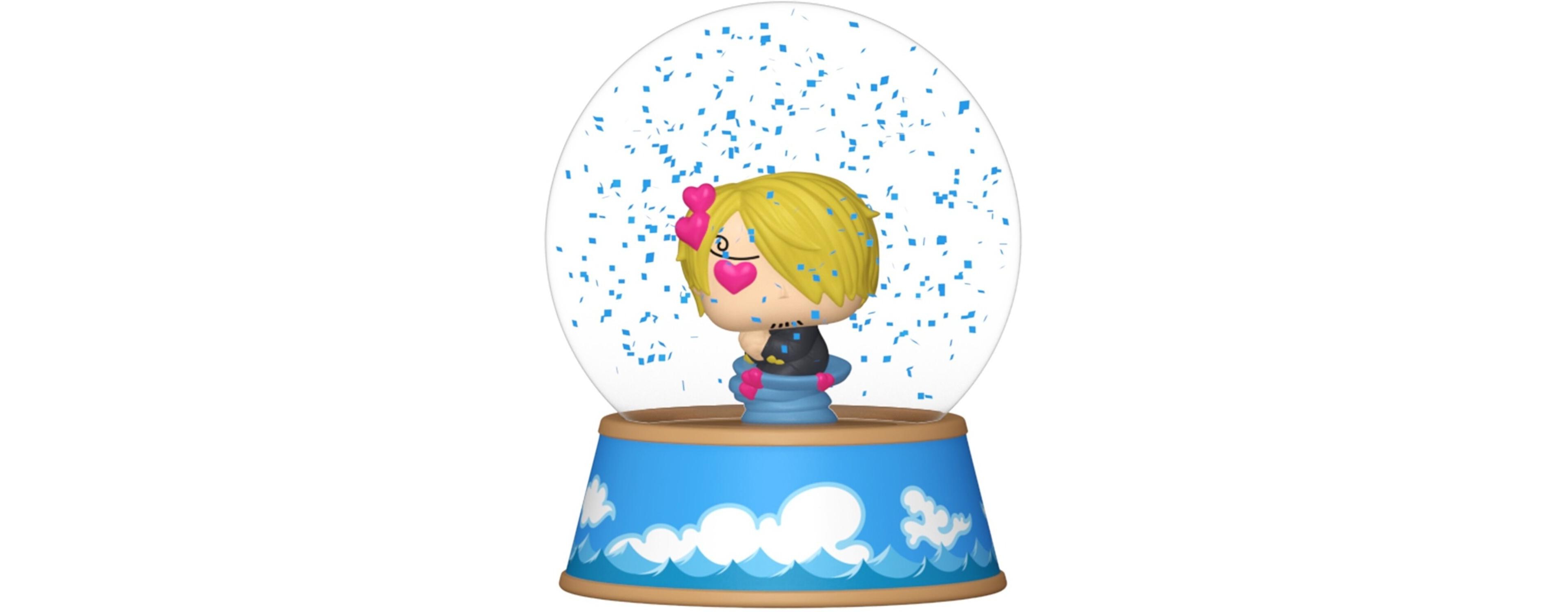 Funko Pop! Mini Glitter Globe One Piece Sanji Figure, Ages 3+