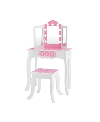 Polka Dot Gisele LED Lights 2-Piece Vanity Set, Ages 3+