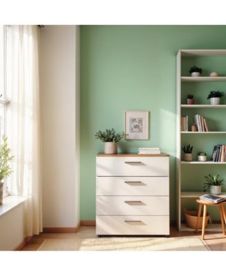 4 Drawer Chest - Elegant Chest of Drawers for Bedroom Storage