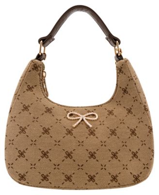 Gigi Canvas Bow Small Crossbody Handbag